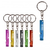 Camping Buddy Aluminum Whistle Keychain