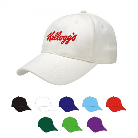 6 Panel Medium Profile Fitted Cap