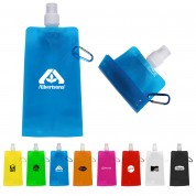 20 Oz Reusable Collapsible Water Bottle Pouch 20 Oz Reusable Collapsible Water Bottle Pouch