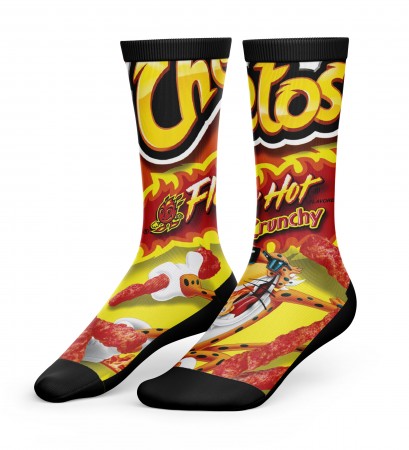 Custom Dye Sublimated Polyester Crew Socks