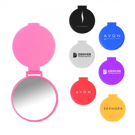 Compact Pocket Round Mirror