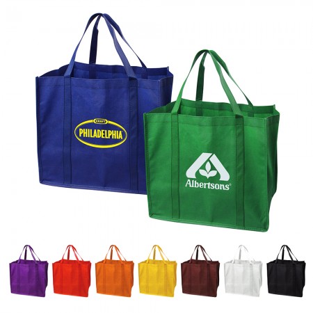 Jumbo Non-Woven Poly Pro Grocery Tote Bag