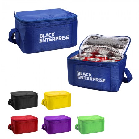 Insulated 6-pack Polyester Cooler Bag