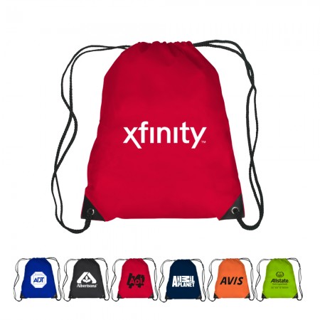 Drawstring Cinch Backpack Sports Tote Bag