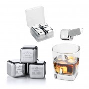 Stainless Steel Whiskey Stones Set in Case