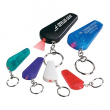 LED Light Whistle Key Chain