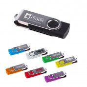 USB Flash Drive With Metal Swivel Cover USB Flash Drive With Metal Swivel Cover