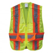 ANSI Class 2 Mesh Breakaway Safety Vest ANSI Class 2 Mesh Breakaway Safety Vest