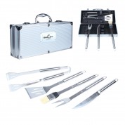 5 Piece Executive Stainless Barbecue Tool Set 5 Piece Executive Stainless Barbecue Tool Set