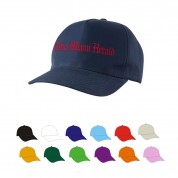 5 Panel Unstructured Light Brushed Cotton Cap 5 Panel Unstructured Light Brushed Cotton Cap